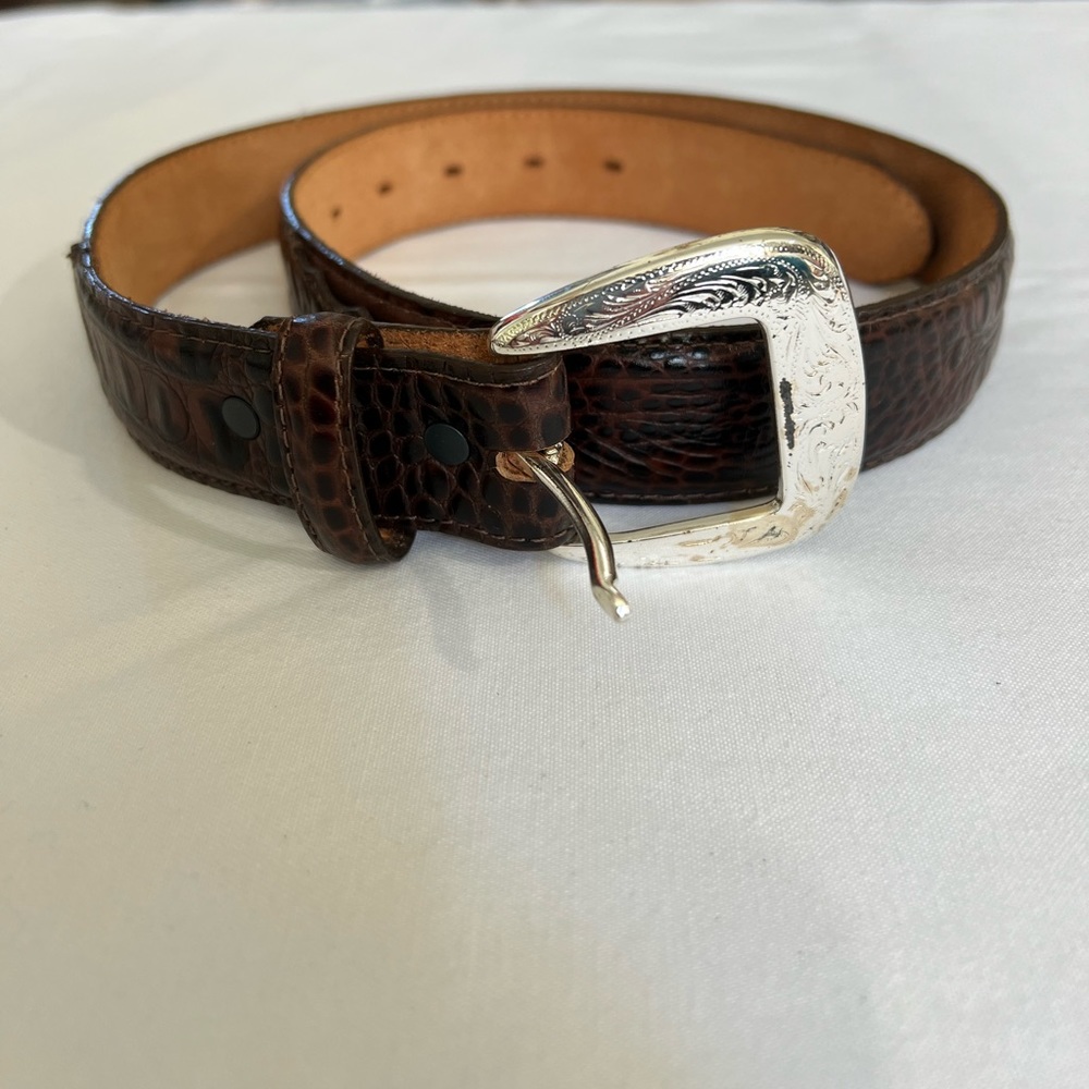 Never been worn, Crocodile 🐊 or Snake Skin Belt, Size 32”